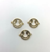 Smiley Face Connector | Fashion Jewellery Outlet | Fashion Jewellery Outlet