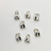 925 Sterling Silver Lock Charm | Fashion Jewellery Outlet | Fashion Jewellery Outlet