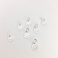 925 Sterling Silver Happy Face Charm | Fashion Jewellery Outlet | Fashion Jewellery Outlet