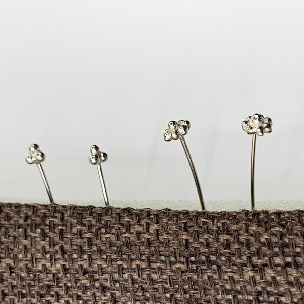 Sterling Silver Head Pins | Fashion Jewellery Outlet | Fashion Jewellery Outlet