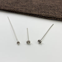 Antique Silver Head Pins | Fashion Jewellery Outlet | Fashion Jewellery Outlet