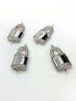 Lock Shaped Connector | Fashion Jewellery Outlet | Fashion Jewellery Outlet