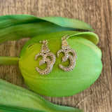 Cubic Zirconia Om Pendant | Fashion Jewellery Outlet | Fashion Jewellery Outlet