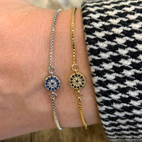 Dainty Evil Eye Bracelet | Fashion Jewellery Outlet | Fashion Jewellery Outlet