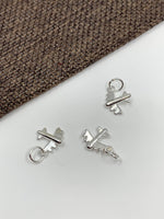 925 Sterling Silver Airplane Charm | Fashion Jewellery Outlet | Fashion Jewellery Outlet