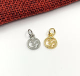 Om Round Charm | Fashion Jewellery Outlet | Fashion Jewellery Outlet
