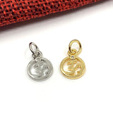 Om Round Charm | Fashion Jewellery Outlet | Fashion Jewellery Outlet