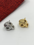 Wolf head beads | Fashion Jewellery Outlet | Fashion Jewellery Outlet