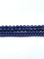 Dark Blue Shell Pearls, 4mm, 6mm Sizes | Fashion Jewellery Outlet