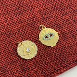 Evil Eye Charms, CZ Micro Pave | Fashion Jewellery Outlet