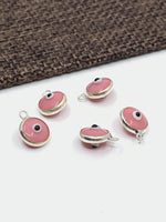 Sterling Silver Pink Evil Eye, Murano Glass | Fashion Jewellery Outlet | Fashion Jewellery Outlet