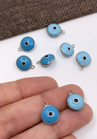 Opaque Murano Glass Blue Evil Eye Charm | Fashion Jewellery Outlet | Fashion Jewellery Outlet