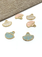 Enamel Seashell pendant | Fashion Jewellery Outlet | Fashion Jewellery Outlet