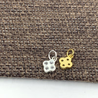 Dainty Mini Clover Leaf Charm | Fashion Jewellery Outlet | Fashion Jewellery Outlet
