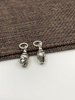 925 Sterling Silver Buddha Head Charm | Fashion Jewellery Outlet | Fashion Jewellery Outlet