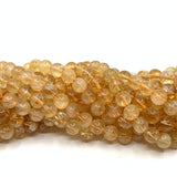 A quality Citrine Beads, 7.8mm | Fashion Jewellery Outlet | Fashion Jewellery Outlet