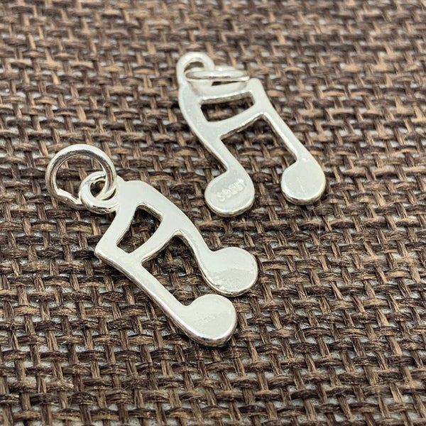 925 Sterling Silver Music Note Charm | Fashion Jewellery Outlet | Fashion Jewellery Outlet