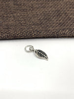 Antique Silver Leaf Charm | Fashion Jewellery Outlet | Fashion Jewellery Outlet