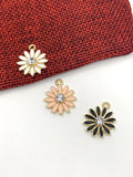 Enamel Daisy Flower Charm | Fashion Jewellery Outlet | Fashion Jewellery Outlet