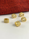 Gold Oval Brass beads | Fashion Jewellery Outlet | Fashion Jewellery Outlet
