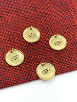 Round Evil Eye Gold Charm | Fashion Jewellery Outlet | Fashion Jewellery Outlet
