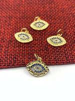 Evil eye gold charm | Fashion Jewellery Outlet | Fashion Jewellery Outlet