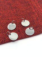 Evil Eye Coin Charm, Rhodium plated | Fashion Jewellery Outlet | Fashion Jewellery Outlet