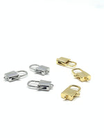 Charm Holder Lock, 18mm x 10mm | Fashion Jewellery Outlet | Fashion Jewellery Outlet