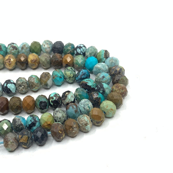  15.5 inches full strand of turquoise beads | Fashion Jewellery Outlet