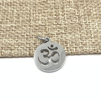Stainless Steel Om Charm | Fashion Jewellery Outlet