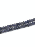 Faceted Lolite gemstone beads