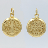 2 sided Saint Benedict Charm | Fashion Jewellery Outlet | Fashion Jewellery Outlet