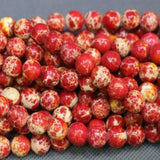 10mm Imperial Sediment Red Bead | Fashion Jewellery Outlet | Fashion Jewellery Outlet