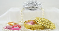 Round Gold Candy Box | Fashion Jewellery Outlet | Fashion Jewellery Outlet