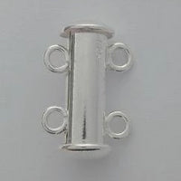 Sterling Silver Shiny Magnetic Clasp | Fashion Jewellery Outlet | Fashion Jewellery Outlet