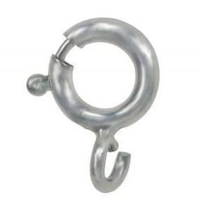 Sterling Silver Spring Clasp 7mm, 2 Pieces | Fashion Jewellery Outlet | Fashion Jewellery Outlet